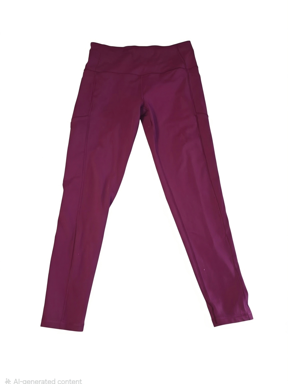 Victoria's Secret Burgandy High-Waist Leggings Size Large